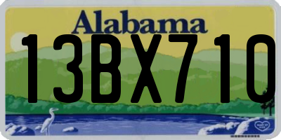 AL license plate 13BX710