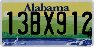 AL license plate 13BX912