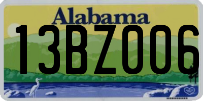 AL license plate 13BZ006