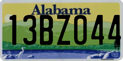 AL license plate 13BZ044