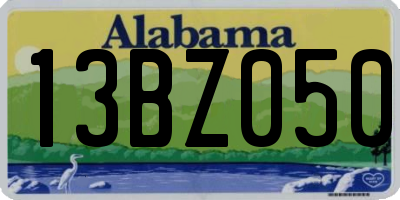 AL license plate 13BZ050