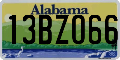 AL license plate 13BZ066