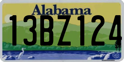AL license plate 13BZ124