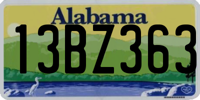AL license plate 13BZ363