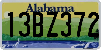 AL license plate 13BZ372