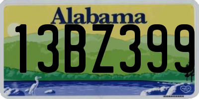 AL license plate 13BZ399
