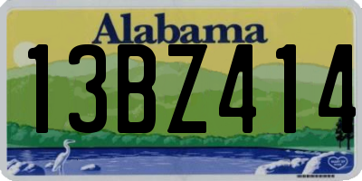 AL license plate 13BZ414