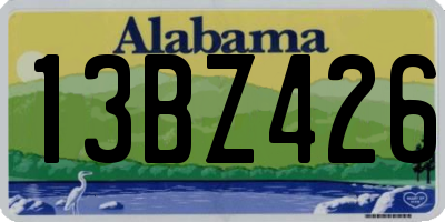 AL license plate 13BZ426