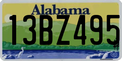 AL license plate 13BZ495