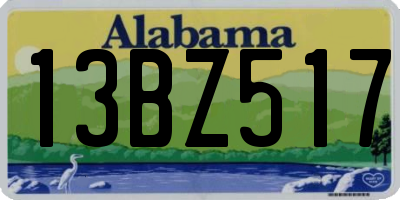 AL license plate 13BZ517