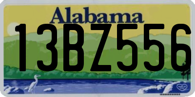 AL license plate 13BZ556