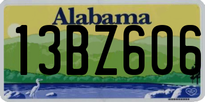 AL license plate 13BZ606