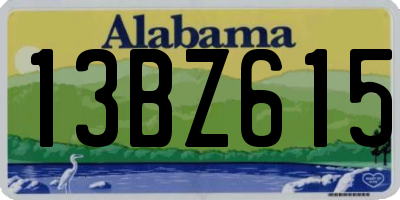 AL license plate 13BZ615