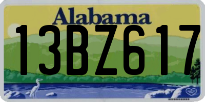 AL license plate 13BZ617