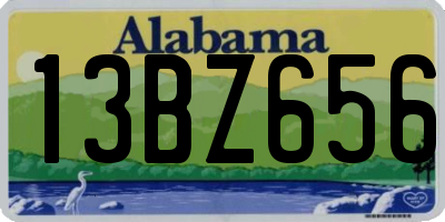 AL license plate 13BZ656
