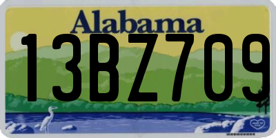 AL license plate 13BZ709