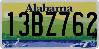 AL license plate 13BZ762