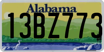 AL license plate 13BZ773