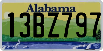 AL license plate 13BZ797