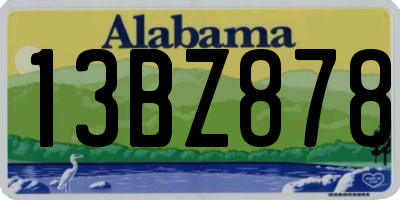 AL license plate 13BZ878