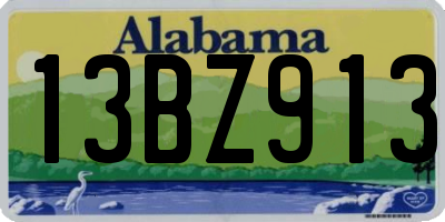 AL license plate 13BZ913