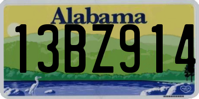 AL license plate 13BZ914