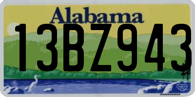 AL license plate 13BZ943