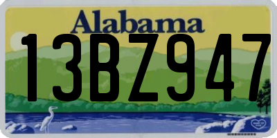 AL license plate 13BZ947