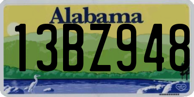 AL license plate 13BZ948