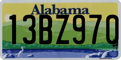 AL license plate 13BZ970