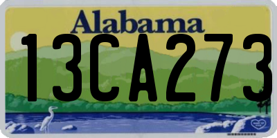 AL license plate 13CA273