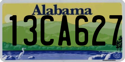 AL license plate 13CA627