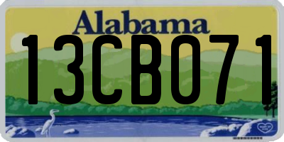 AL license plate 13CB071