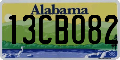 AL license plate 13CB082