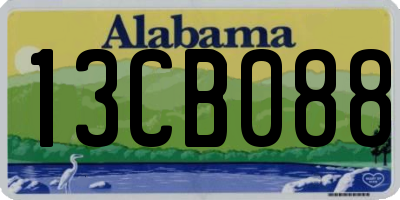 AL license plate 13CB088
