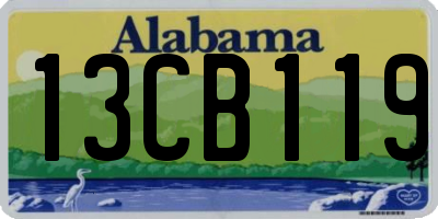 AL license plate 13CB119