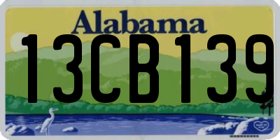 AL license plate 13CB139