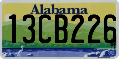 AL license plate 13CB226
