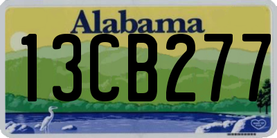 AL license plate 13CB277