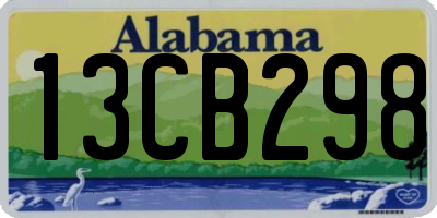 AL license plate 13CB298