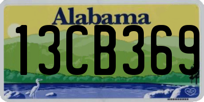 AL license plate 13CB369