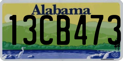 AL license plate 13CB473