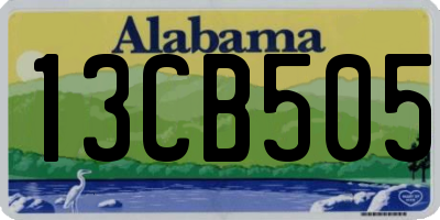 AL license plate 13CB505