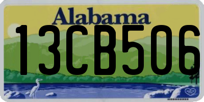 AL license plate 13CB506