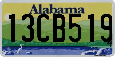 AL license plate 13CB519