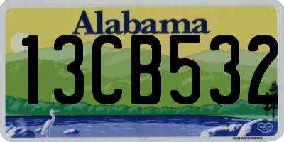 AL license plate 13CB532