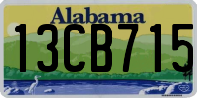 AL license plate 13CB715