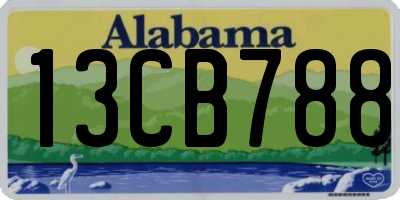 AL license plate 13CB788