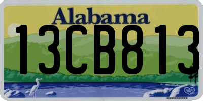 AL license plate 13CB813