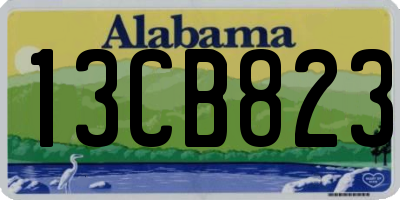 AL license plate 13CB823